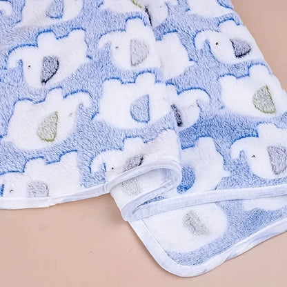 Couverture douce pour chien - bleu