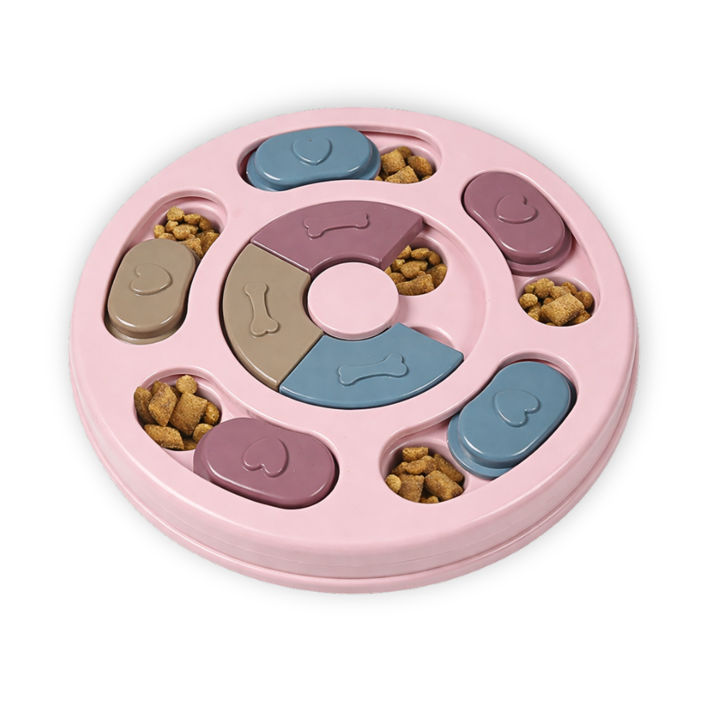 Puzzle alimentaire pour chien – rose