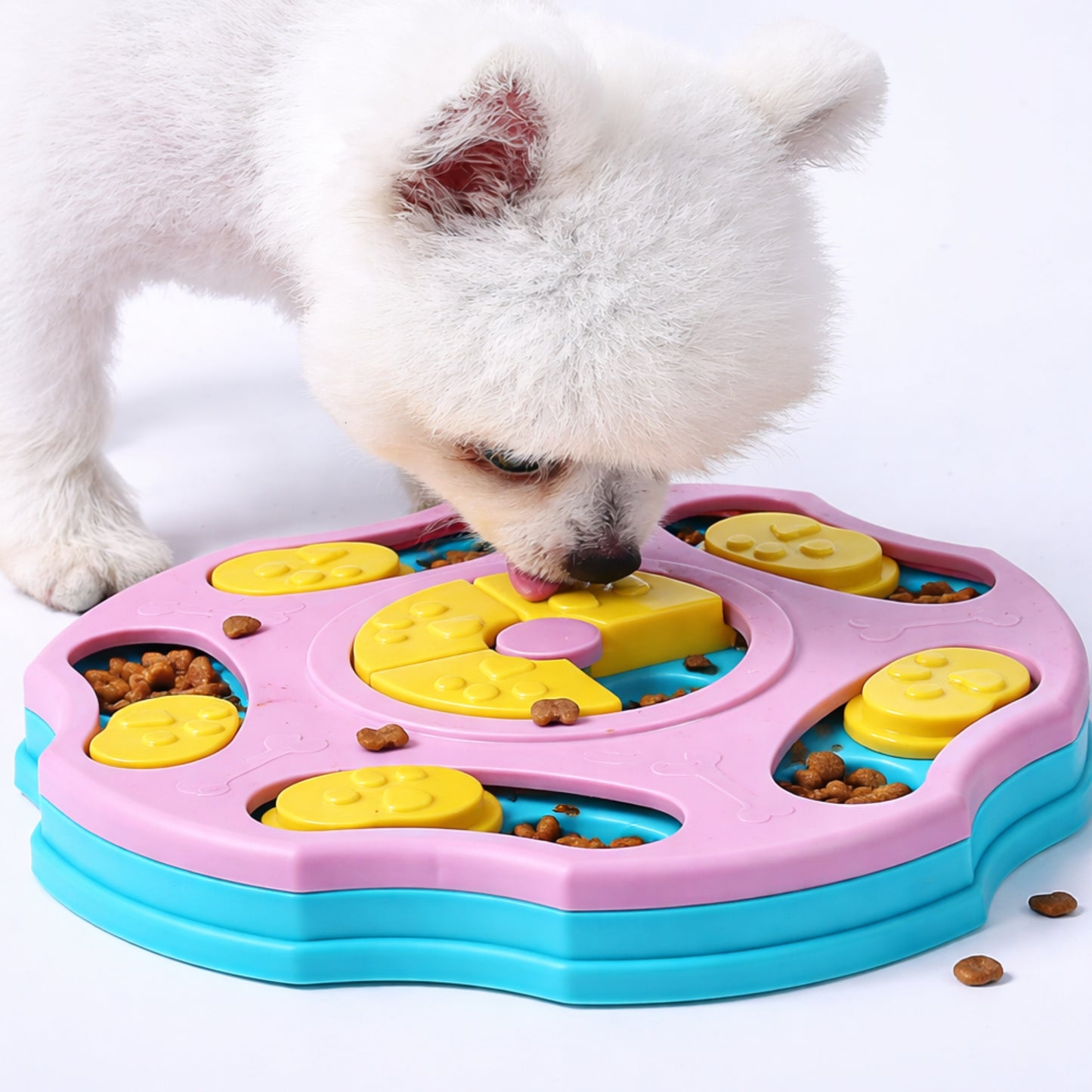 Puzzle d’intelligence pour chien – rose