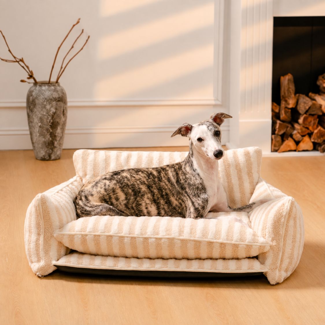 sofa pour chien beige chien couche salon