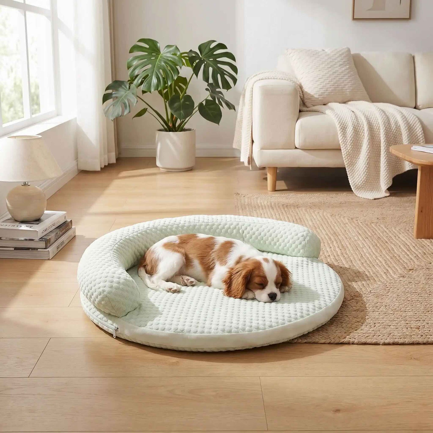 tapis pour chien rafraichissant doux vert