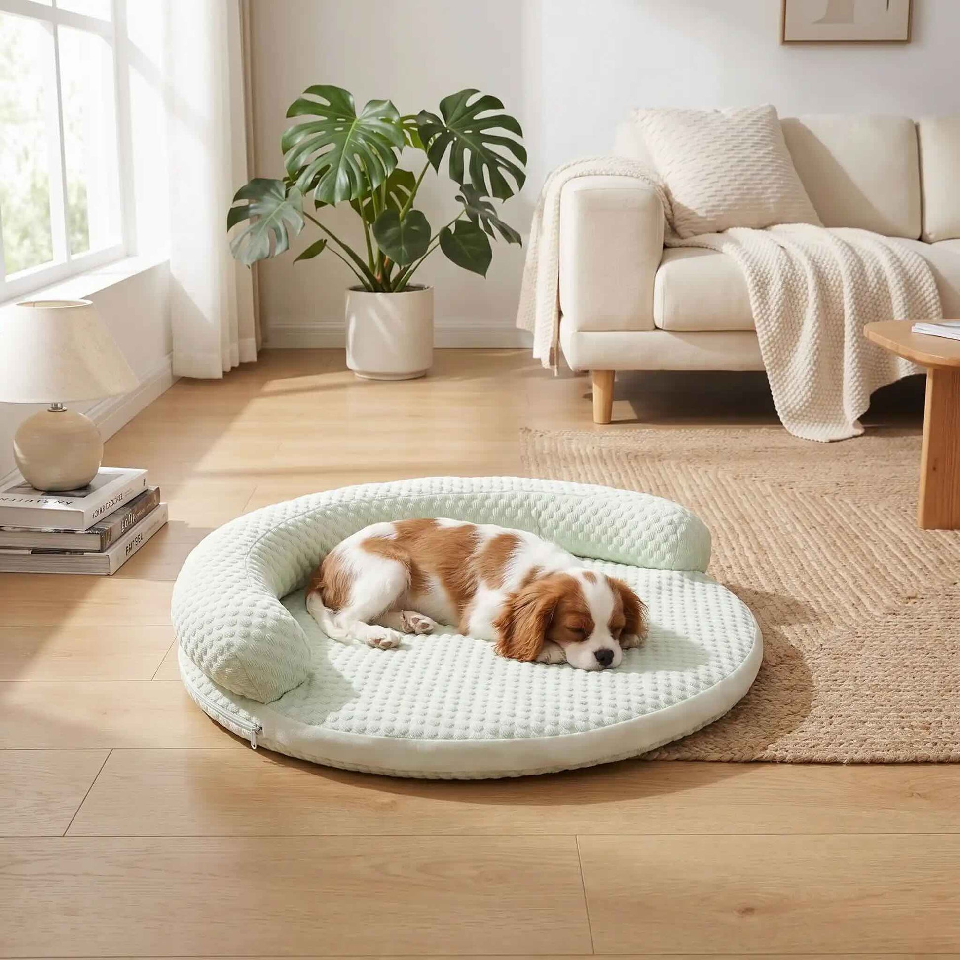 tapis pour chien rafraichissant doux vert