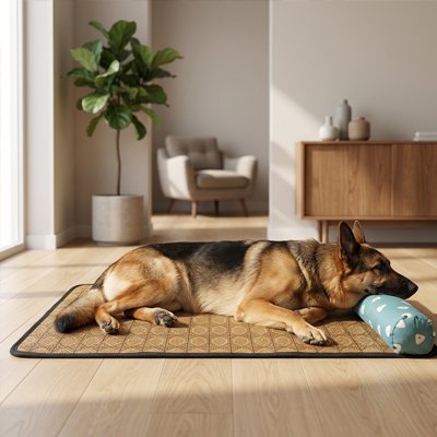 Tapis rafraichissant chien appui tête intégré