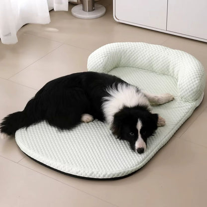 tapis rafraichissant chien appui tête vert confortable