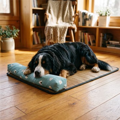 Tapis rafraichissant chien fibres respirantes haute densité