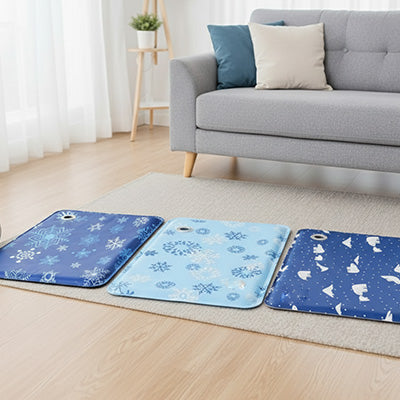 tapis rafraichissant chien gel fraicheur motif marin